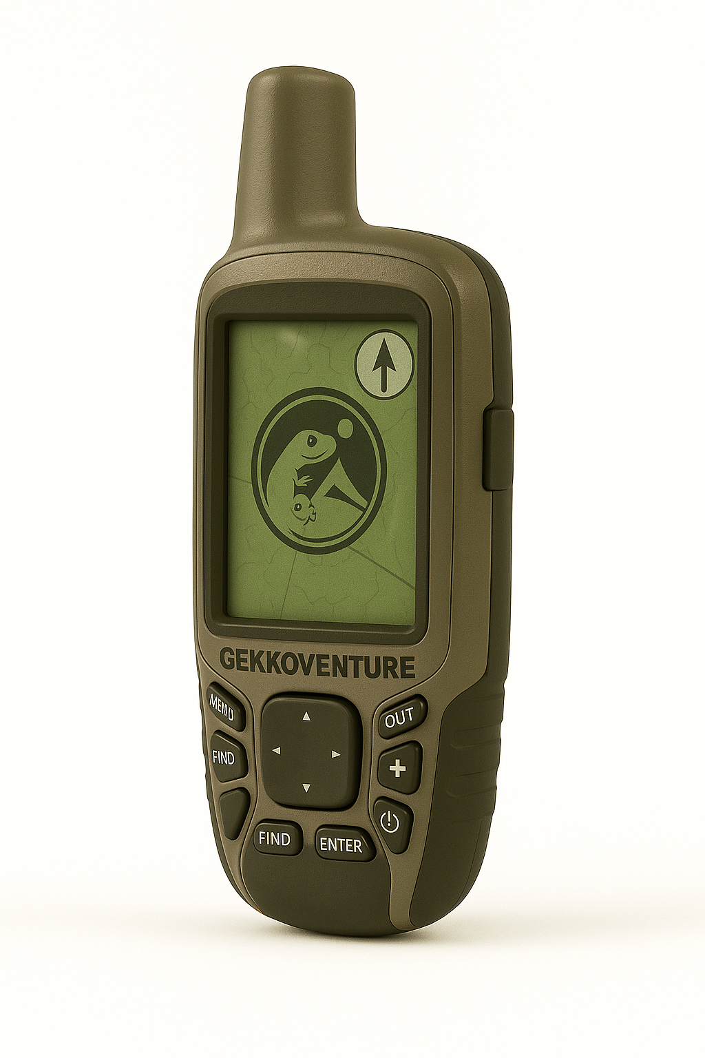 GEKKOVENTURE GPS PRO – Handheld GPS-Gerät mit Offline-Karten & Kompass – Titan